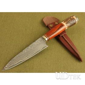 OEM Damascus Steel Hunting Knife Hand Tools Outdoor Knife UDTEK01288